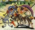 Bullfight 5 1934 cubism Pablo Picasso